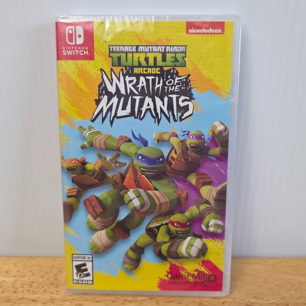 NWT Nintendo Switch, Teenage Mutant Ninja Turtles, Wrath of the Mutants